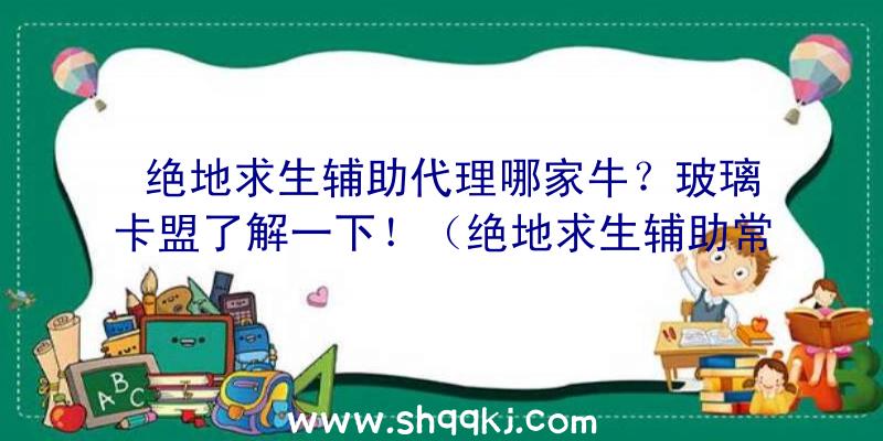 绝地求生辅助代理哪家牛？玻璃卡盟了解一下！（绝地求生辅助常用工具代理商）